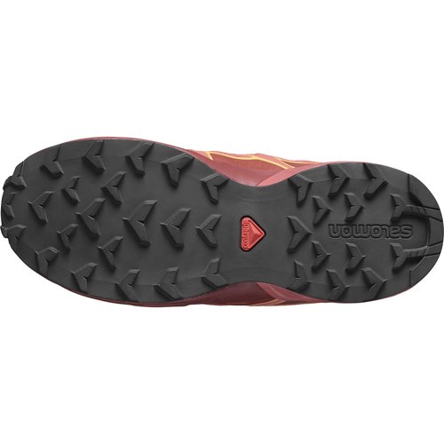 Salomon Junior’s Speedcross Climasalomon Waterproof Trail Shoes - English Rose/Cow Hide/Cantaloupe - 6