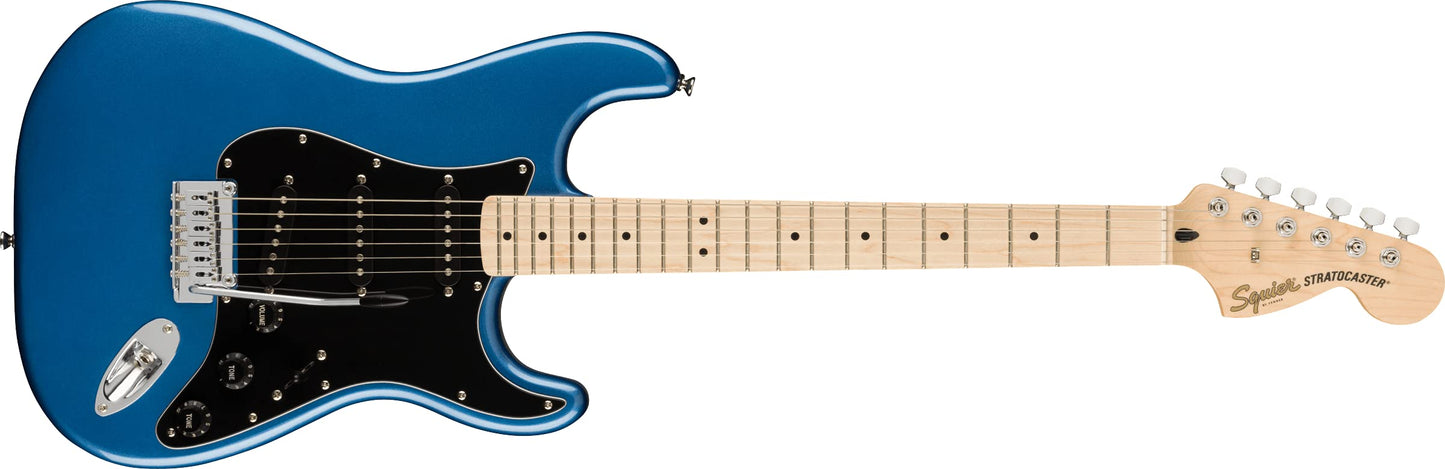 Squier Affinity Series Stratocaster Electric Guitar, With 2-Year Warranty, Lake Placid Blue, Maple Fingerboard