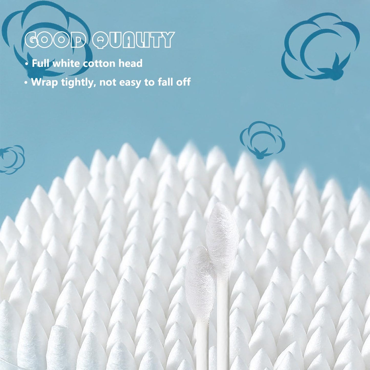 Precision Tip Cotton Swabs/Double Pointed Cotton Buds for Makeup 1600pcs