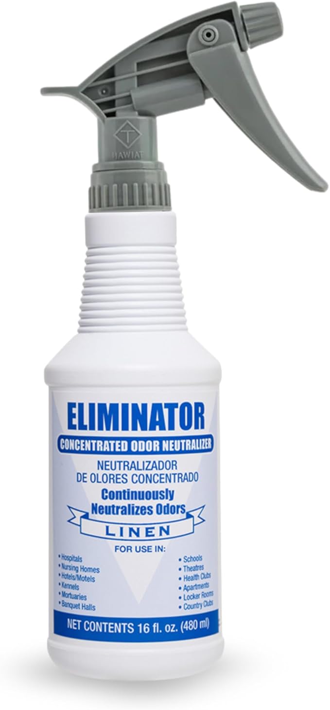 Eliminator Air Freshener and Odor Neutralizer: Industrial-Strength Odor Elimination with Advanced Molecular Technology for 24-Hour Freshness - Transform Your Space Instantly (Linen)