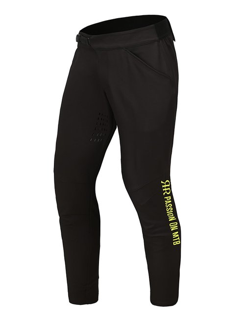 REYSHIONWA Men's Mountain Bike Pants Cycling Riding Pants MTB Waterproof Lightweight BMX Downhill Dirt Bike Pants Black