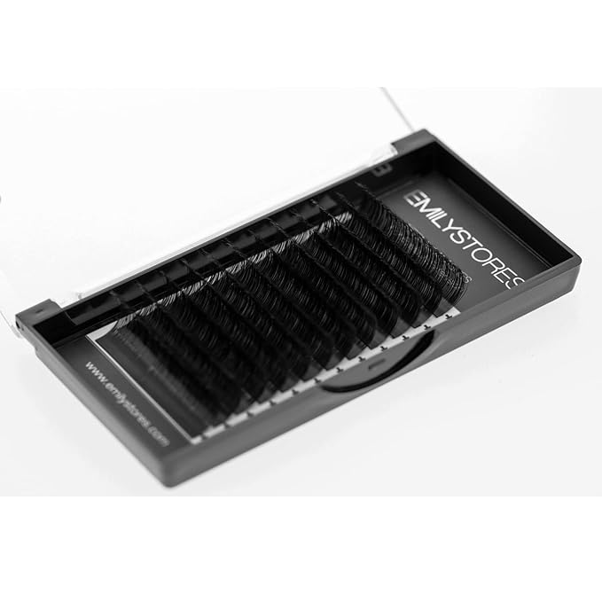 Eyelash Extensions 0.15mm Thickness C Curl 9mm Length Individual Volume Natural Eyelashes For Lash Extensions(0.15,C,9mm)