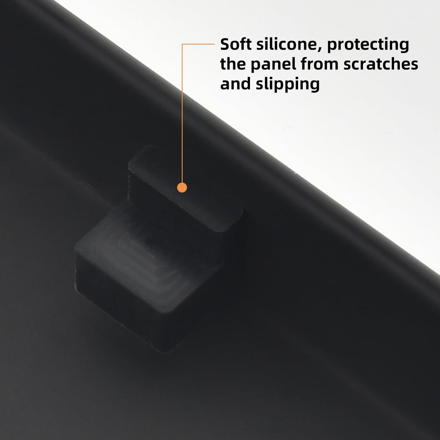 Kuaisailsk Linear Shower Drain with Tile Insert Panels, 24 Inch Black 304 Stainless Steel Rectangle Shower Floor Drain, with Hair Catcher, Adjustable Feet, Fits Bathroom, Balcony