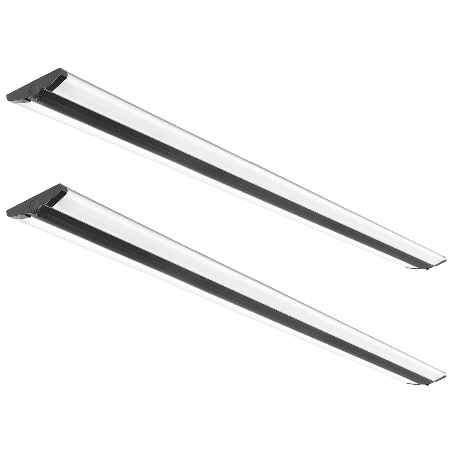 FAITHSAIL 8FT LED Shop Light, 110W LED Wraparound Ultra Slim Strip Lights, 12600 Lumens, 5000k Garage Lighting, 8 Foot LED Strip Light for Office, Workshop, Fluorescent Version Replacement, 2 Pack