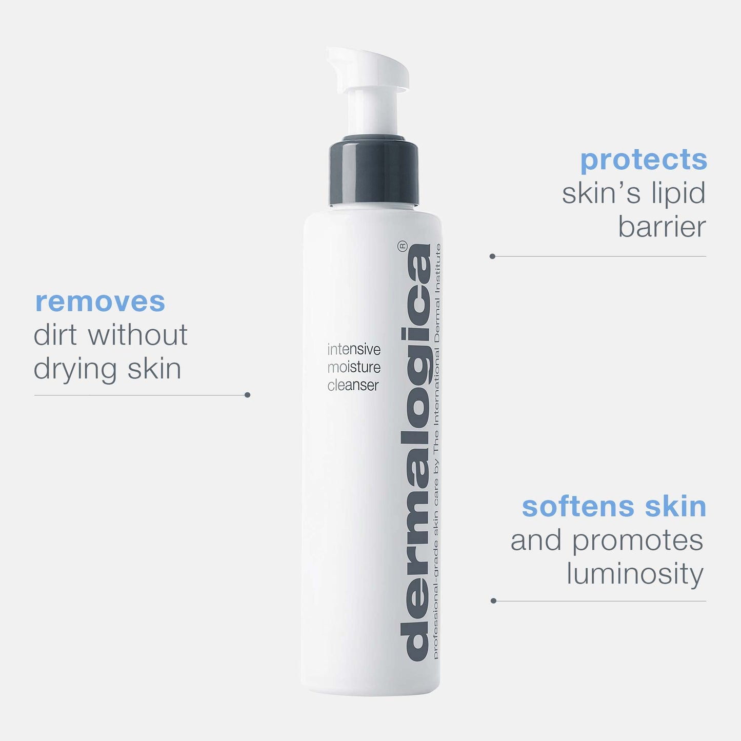 Dermalogica Intensive Moisture Cleanser (5.1 Fl Oz) Hydrating Face Wash for Dry Skin - Cleans Skin Leaving it Feeling Smoother,