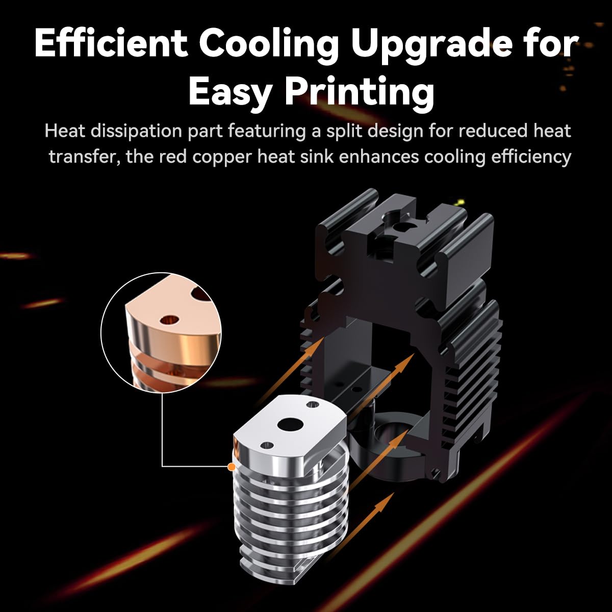Creality Official Ender 3 V3 SE KE Hotend Upgrades Kit, 3D Printers Ceramic Heating Block with Quick-Swap Nozzle, Supports 300°C High Temperature, 600mm/s High-Speed for Ender 3 V3 SE/Ender 3 V3 KE