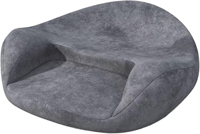 Meditation Cushion Yoga Mat Cushion Support Equipment Creative Seat Floor Pillow for Bedroom Tea Ceremony Sitting Living Room, Grey