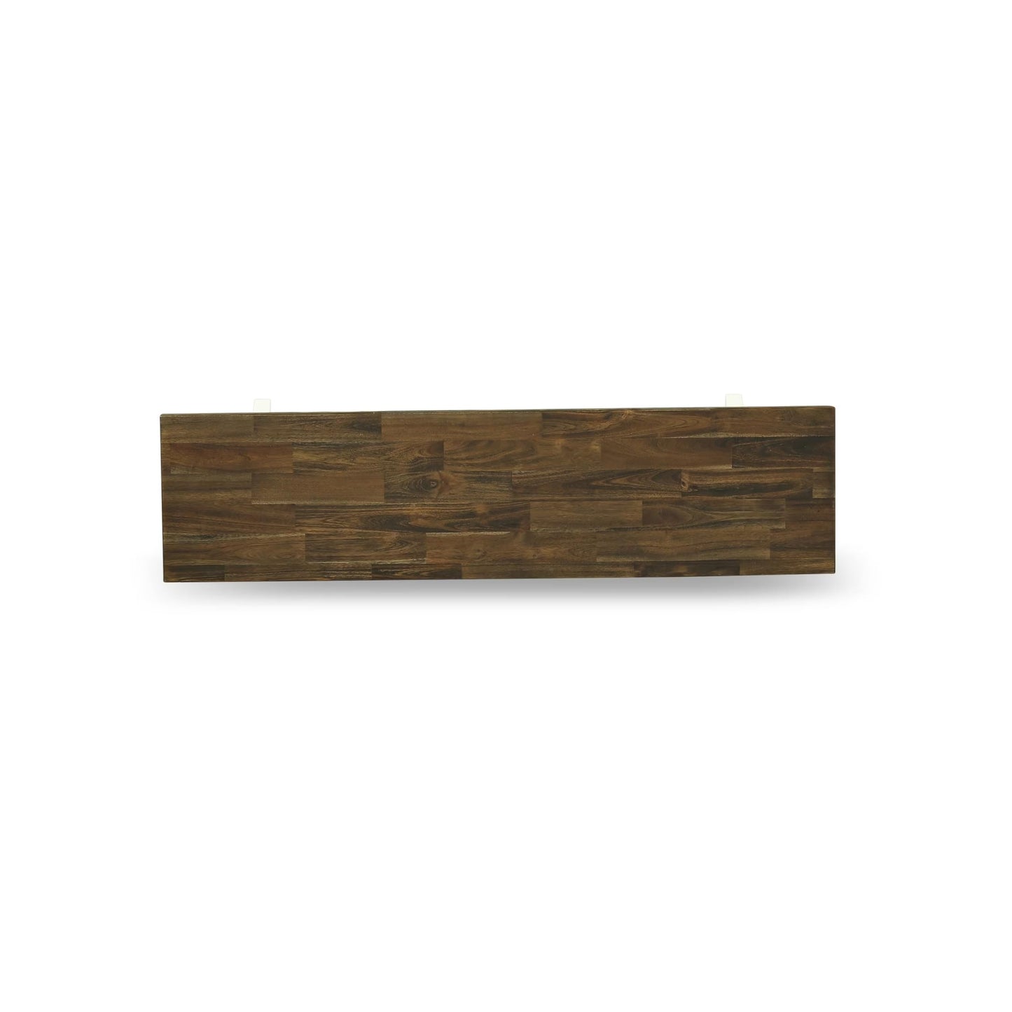 East West Furniture XB076 X-Style Mid Century Modern Dining Bench with Solid Wood Seat, 60x15x18 Inch, Multi-Color