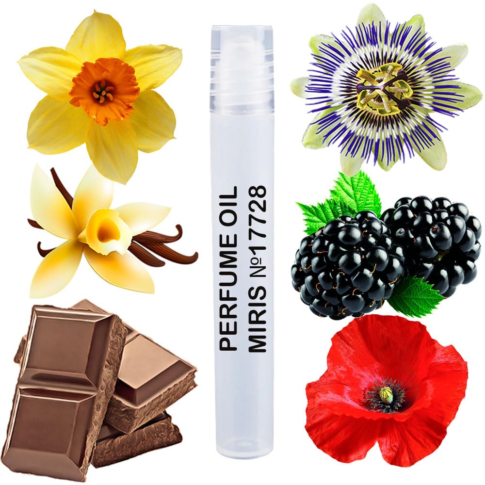 MIRIS No. 17728, Inspired by One Shock For Her, Long-Lasting Perfume Oil for Women Roll-On, Rollerball 0.34 Fl Oz / 10 ml
