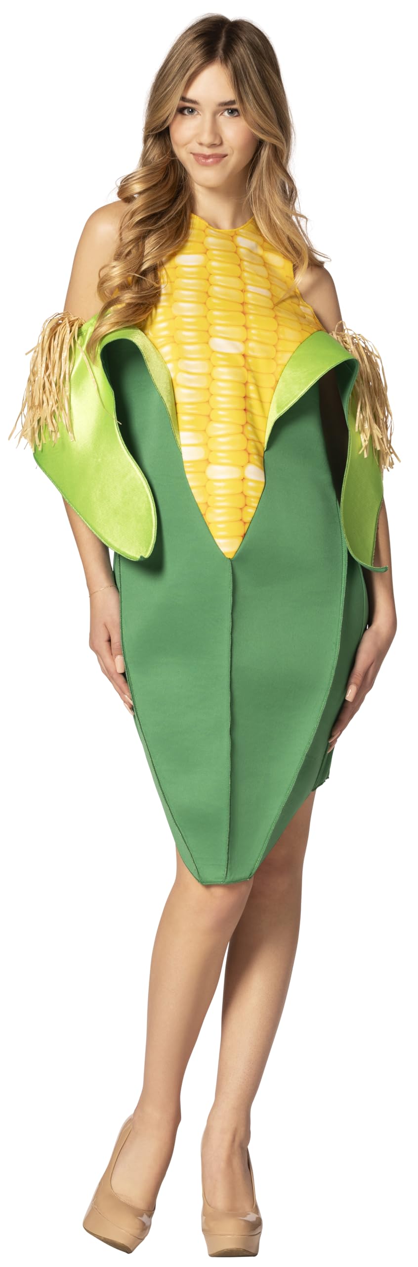 Rasta Imposta Corn on the Cob Dress Halloween Costume, Women's Size 2-8