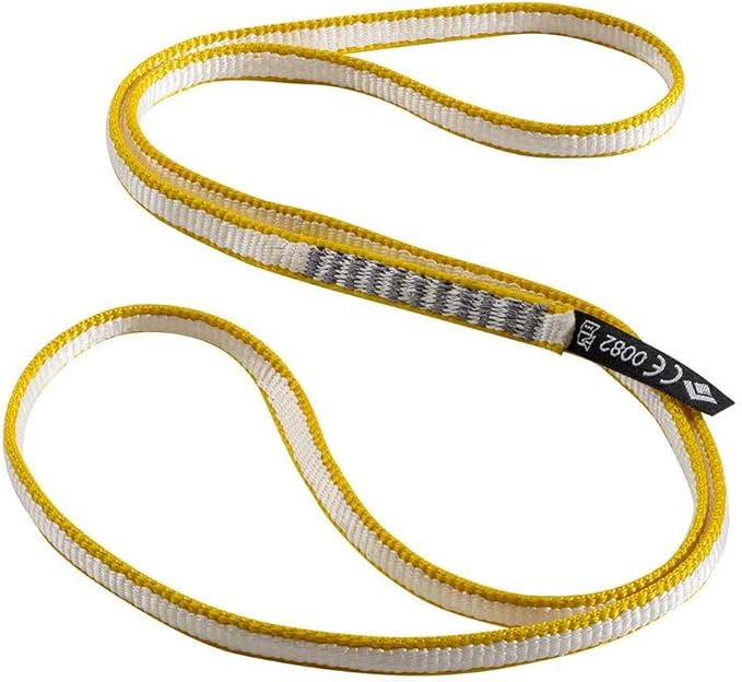 BLACK DIAMOND 10mm Dynex Runners | Lightweight Sewn Slings | Durable Low-Profile Webbing for Trad, Alpine & Ice Climbing