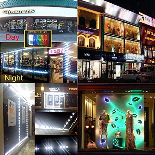 Pomelotree LED Storefront Lights for Business Waterproof Decorative Light for Advertising Letter Signs 4 Set 5050 SMD Wind...