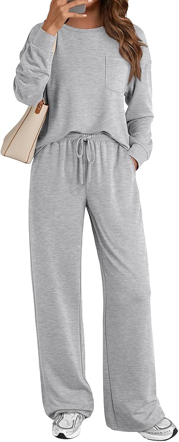 AUTOMET Womens Sweatsuits 2 Piece Lounge Matching Outfits Sweat Sets Tracksuit Travel Sweatshirts Fall Fashion Clothes 2026