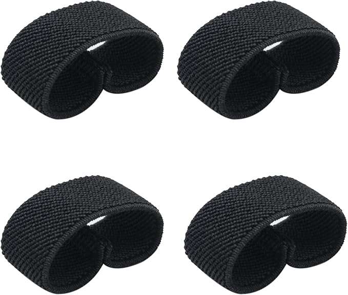 TACNEX Elastic Belt Keepers Strap Organizers Belt Loop Stays Backpack Straps Holder Retainer Band for 1.5" Wide Belts/Straps