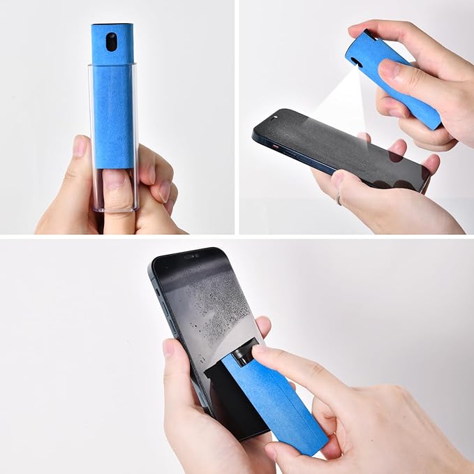 Screen Cleaner 2PCS, Touchscreen Mist Spray for Electronic Smart Phone TV, Laptop, Tablet, PC, Computer Monitor LCD Flat Screens