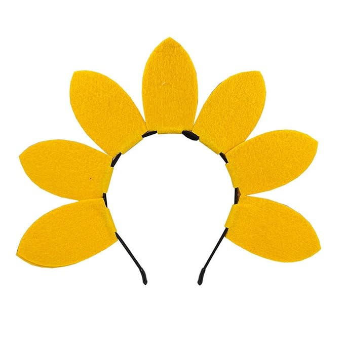 appuivbt Floral Petals Headband Flowers Hair Hoop Hairband Summer Headwear Party Costume Headpiece