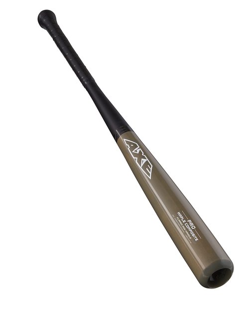 Axe Bat Pro Maple Composite Flared Axe Handle Cupped Wood BBCOR Certified Baseball Bat, 31 in.