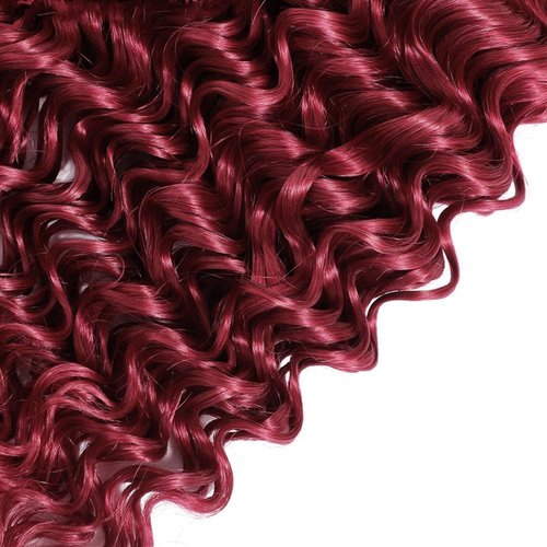 GLSMOSNW Ombre Burgundy Human Hair Bundles Black And Wine Red 1B/99j Deep Wave Bundles 18 20 22 Inch Unprocessed Brazilian Virgin Hair Extensions Burgundy Ombre Deep Wave Bundle