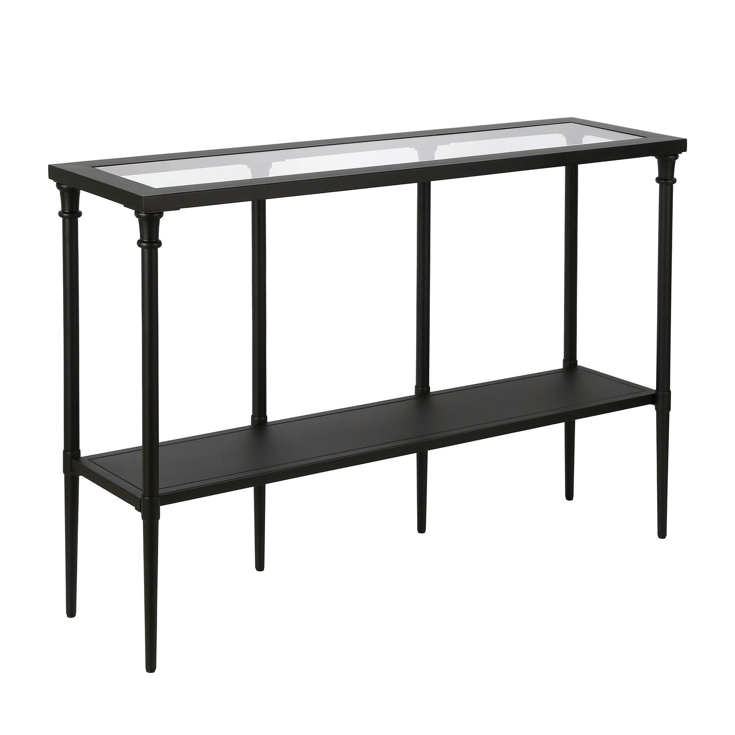 Dafna 45'' Wide Rectangular Console Table in Blackened Bronze