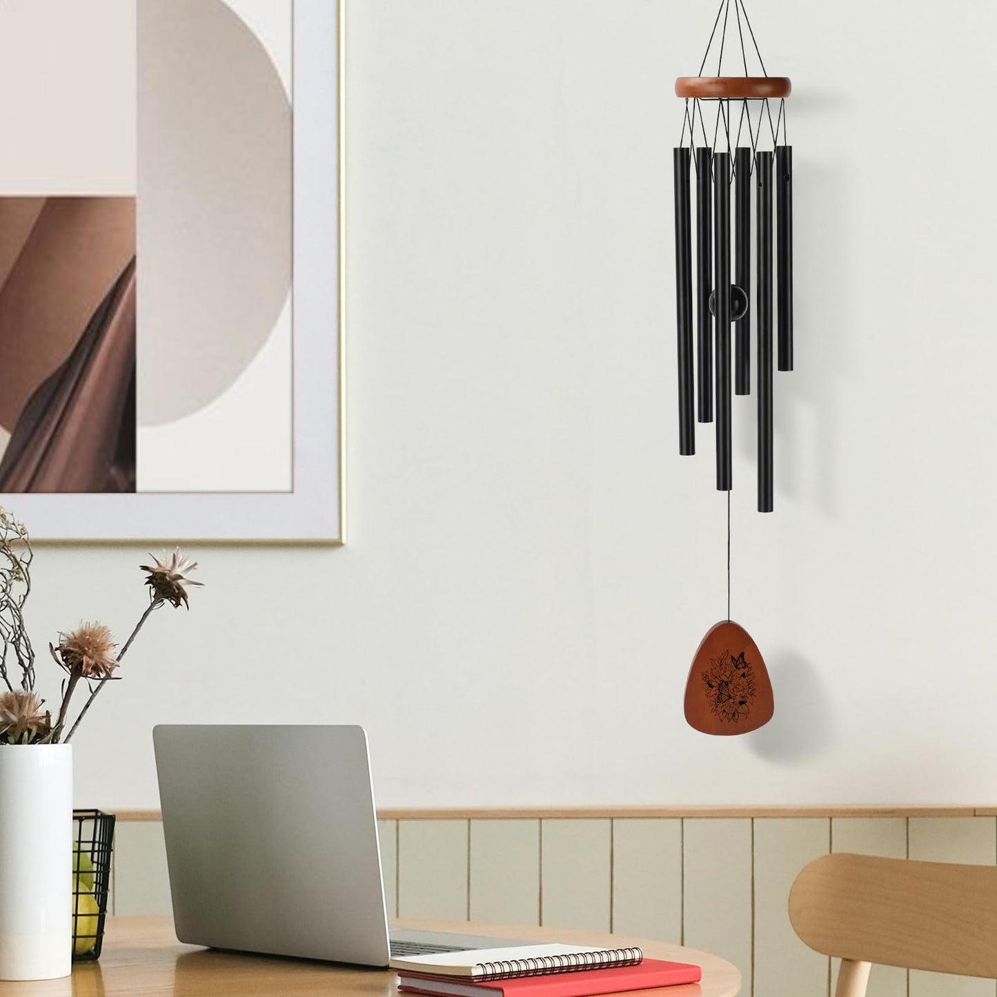 PRSTENLY Gifts for Mom from Daughter Son- Moms Wind Chimes Gifts from Kids for Birthday Valentines Day Mothers Day Christmas Best Mom Ever Gift