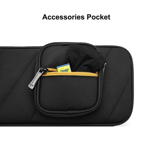 TROUFY High Capacity 4x4 Pool Cue Case with Backpack Straps for 4 Butts 8 Shafts /4B4S Billiard Cue Sticks