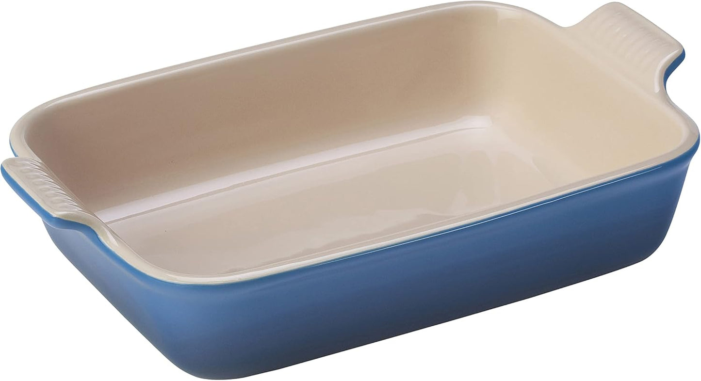 Le Creuset Stoneware Heritage Rectangular Dish, 2.5 qt. (10.5" x 7"), Marseille