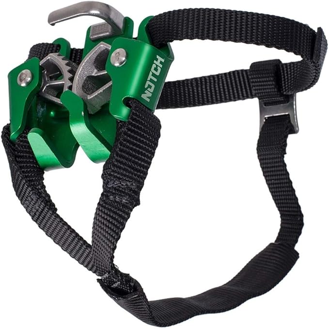 Notch Jet Step Foot Ascender with Unique Dual Cam has Less Spring Tension for Reduced Wear & Drag on The Climbing Line, us...