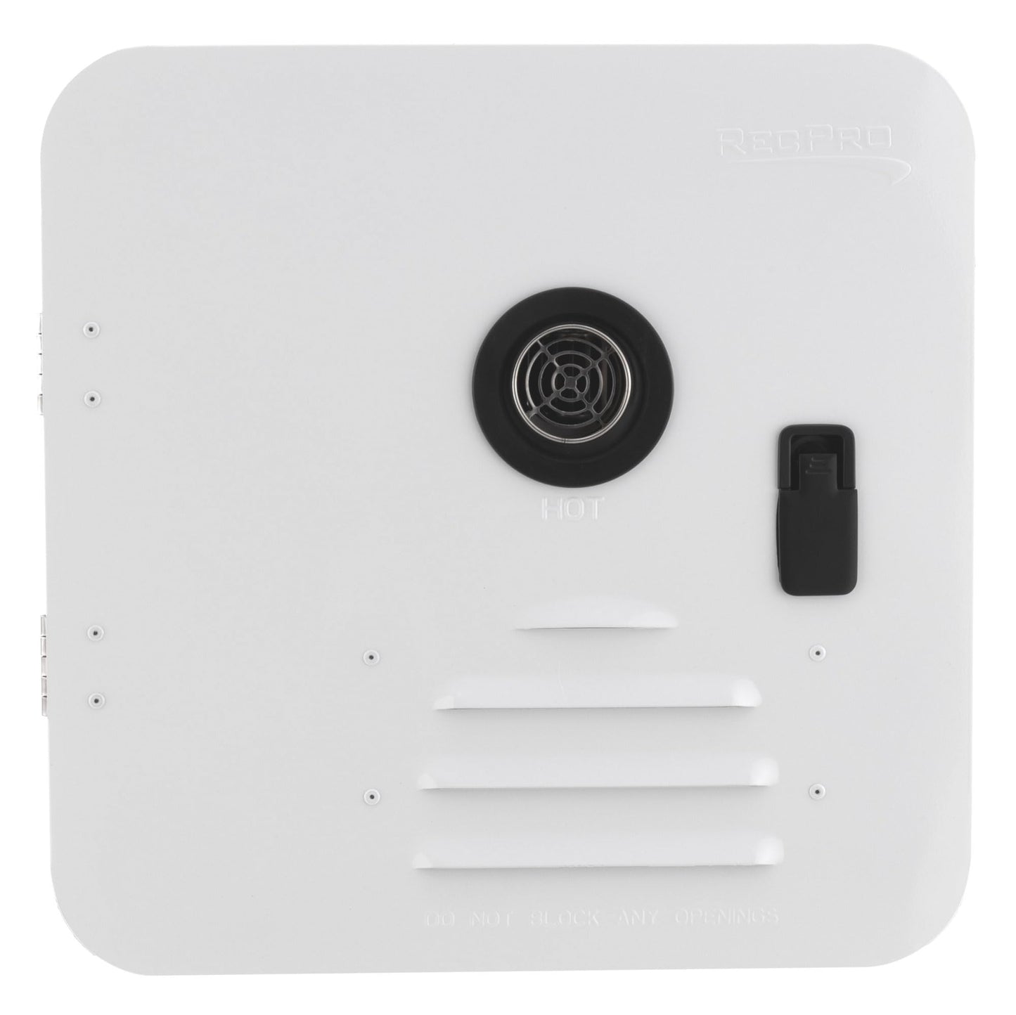RecPro RV Tankless Hot Water Heater | 60,000 BTU | On Demand Gas Heater for Campers | Remote Control (15" Door, White)