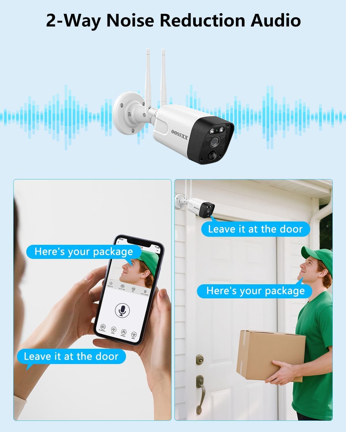 (2026 New) 5MP Wireless Security Camera System, 10CH NVR with 4 Outdoor WiFi Cameras & 1TB HDD, Dual Band 2.4/5.8GHz, 55% Longer Range, 130° Wide Angle, 2-Way Audio, Free App, No Monthly Fee