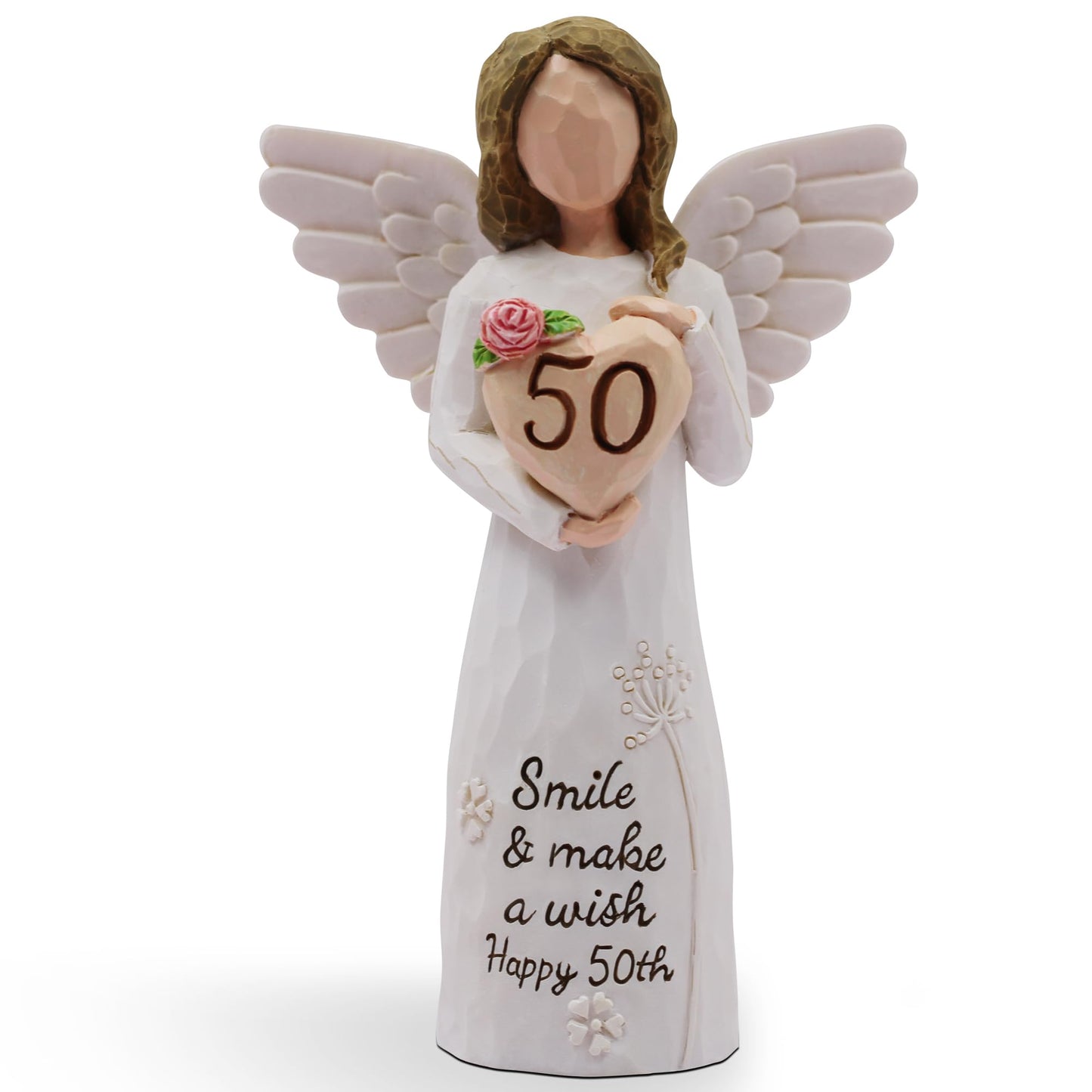 AcowSpt 50th Birthday Gifts for Her, 50th Birthday Gifts for Women, 50 Year Old Gifts for Women, Sculpted Hand-Painted Figurine