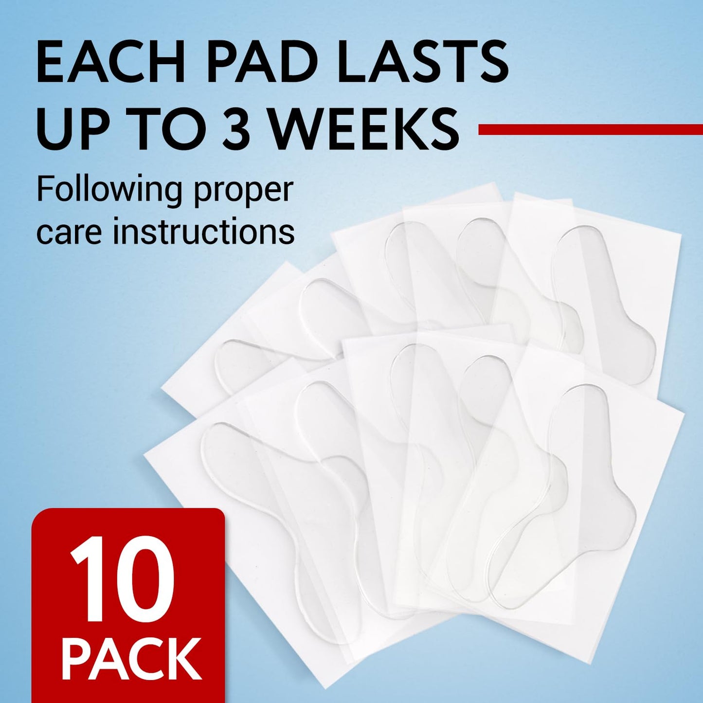 Impresa 10 Count Nose Pads & Nasal Liners - Custom-Trimmable Inserts & Mask Cushion - Secure Seal & CPAP Nasal Pads for Sleep Apnea - Soft Nose Protector