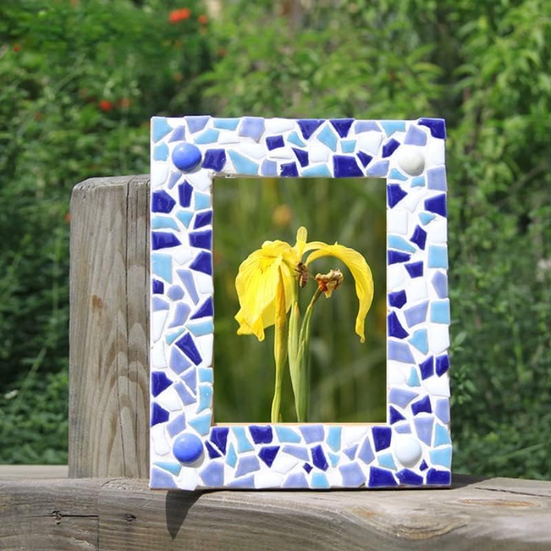 0.78"-1.57" Irregular Ceramics Mosaic Tiles,1.1LB Mosaic Pieces Stones for Home Decoration DIY Craft Plates Flowerpots Vases Cups Mosaic Making Supplies (Pink)