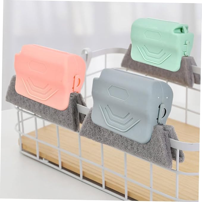 3pcs Window Groove Cleaning Brush Set for Household Crevices Precision Crevice Brushes for Sliding Door Tracks Grout and Tight Spaces Window Track Cleaner