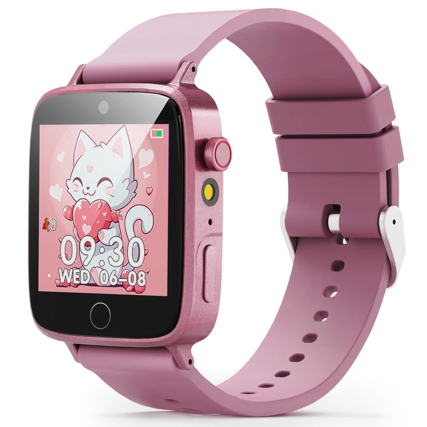 Kids Watches for Girls Toys Age 4-12, ZUODUN Smart Watch for Kids with Camera, 26 Puzzle Games, Alarm Clock, Pedometer, Audiobook, Learn Card, Toddler Watch Birthday Gift for 8 9 10 Year Old Girl