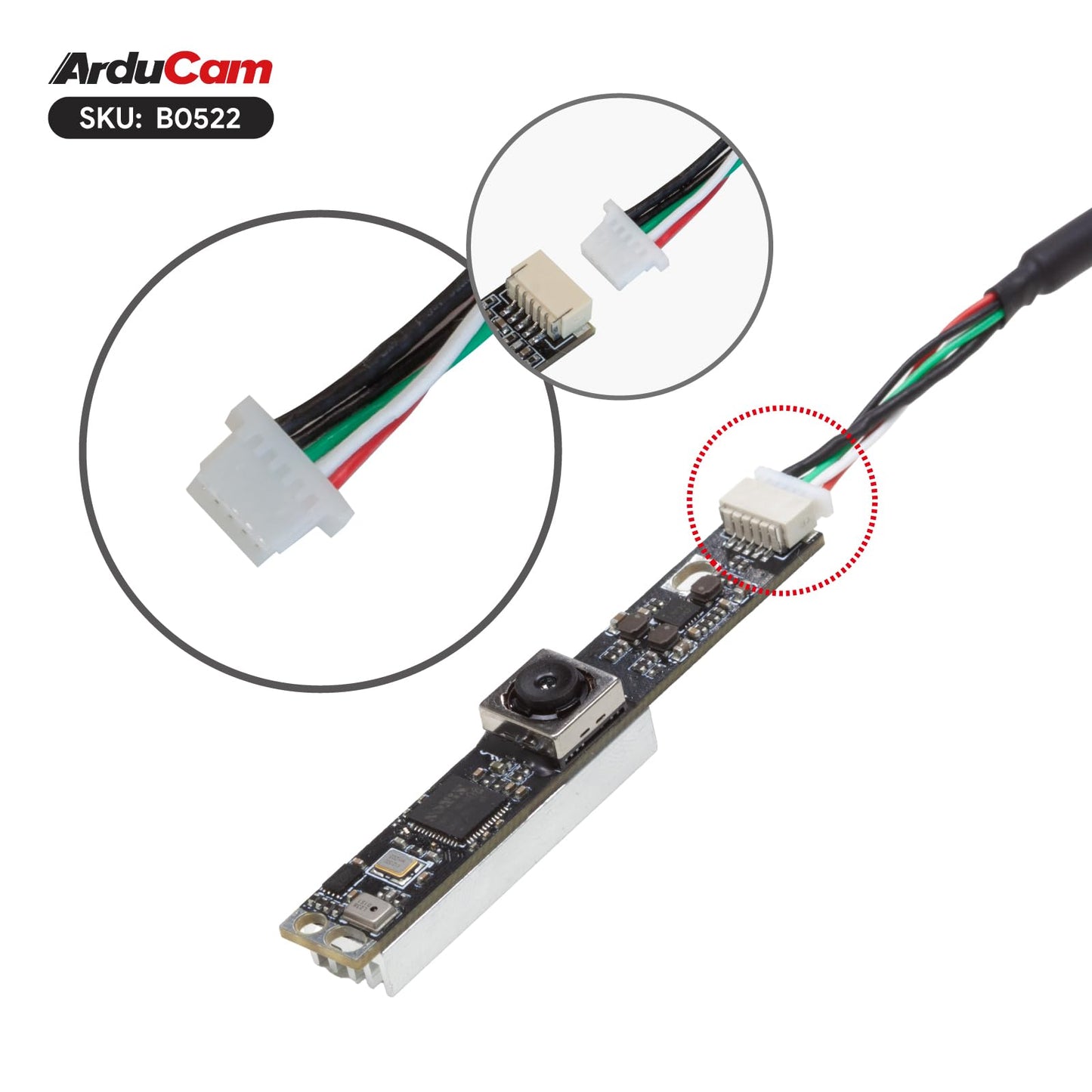 Arducam 16MP Autofocus USB Camera, USB2.0 Mini UVC Lightburn Cam, USB Security PC Camera Module, Laser Engraver Webcam for Windows, Linux, Android, and Mac OS