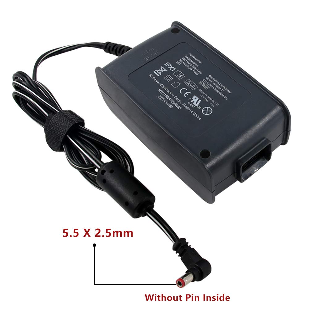 60W 12V 5A AC DC Adapter Charger Replacement for Philips Respironics Pro M Series 1015642 CPAP Machine 50 Series System One REMstar Auto A-Flex 550 REF 550P 1051158 AA24750L 001 105819 Power Supply