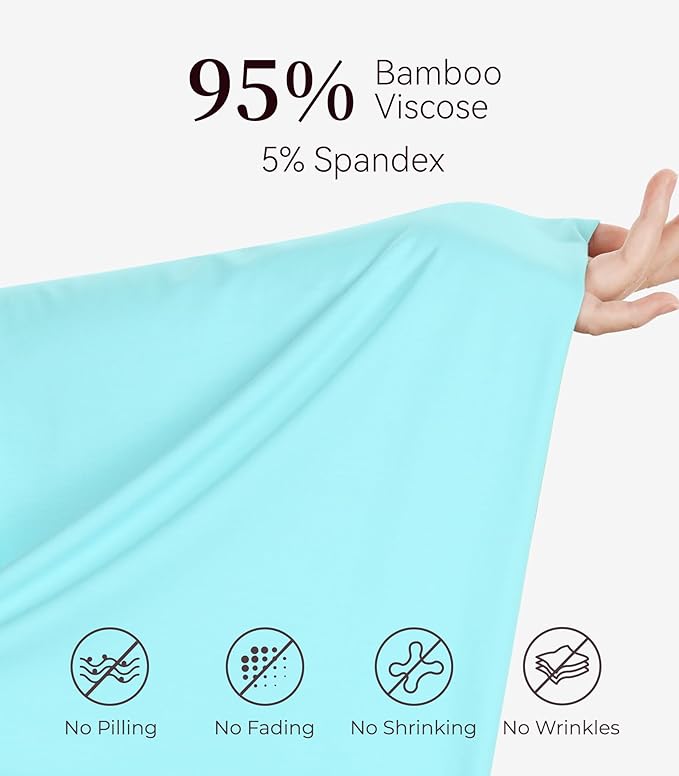 NACHILA Pajamas for Women-Viscose from Bamboo, Ribbed Racerback Tank Top Sexy Split Shorts Pajama Sets Cooling Sleep Cami Pjs