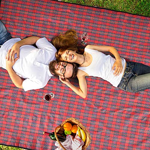 GIVERARE Picnic Beach Blanket, XL Sandfree Waterproof Outdoor Camping Blankets, Quick Drying Family Mat, Portable Extra La...