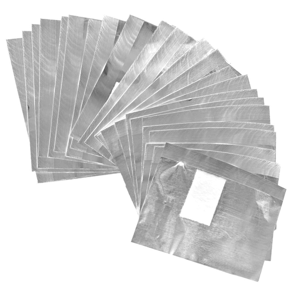 Tongcloud Nail Polish Remover Nail Foil Wraps Gel Remover Soak Off Foils Cotton Pads Gel Polish Remover Soak Off (2.5x3.5, Count