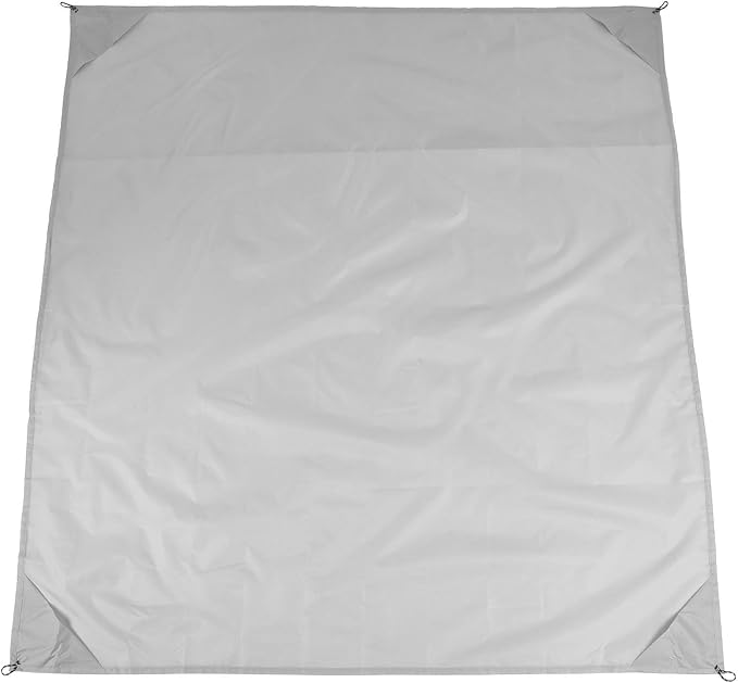 Light Gray Ultralight Waterproof Camping Tarp Tent Footprint Ground Sheet for Outdoor Picnic Hiking and Beach 1m x 1.4m