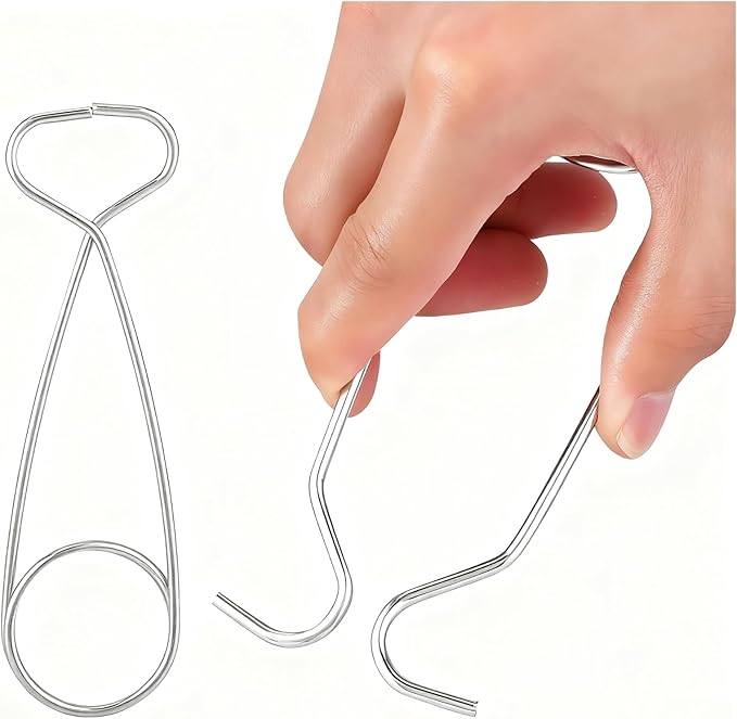 2PACK Fish Mouth Spreader Jaw，6 Inch Water Bottle Hanger Hook Rack，Fish Mouth Jaw Spreaders Portable Fishs Hook Remover To...