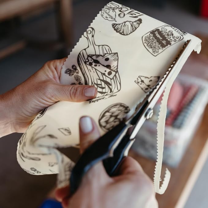 Reusable Beeswax Wrap Roll – Cotton, Plastic-Free Food Storage Alternative – Wrap Made by Women in Chile Grey Nuts