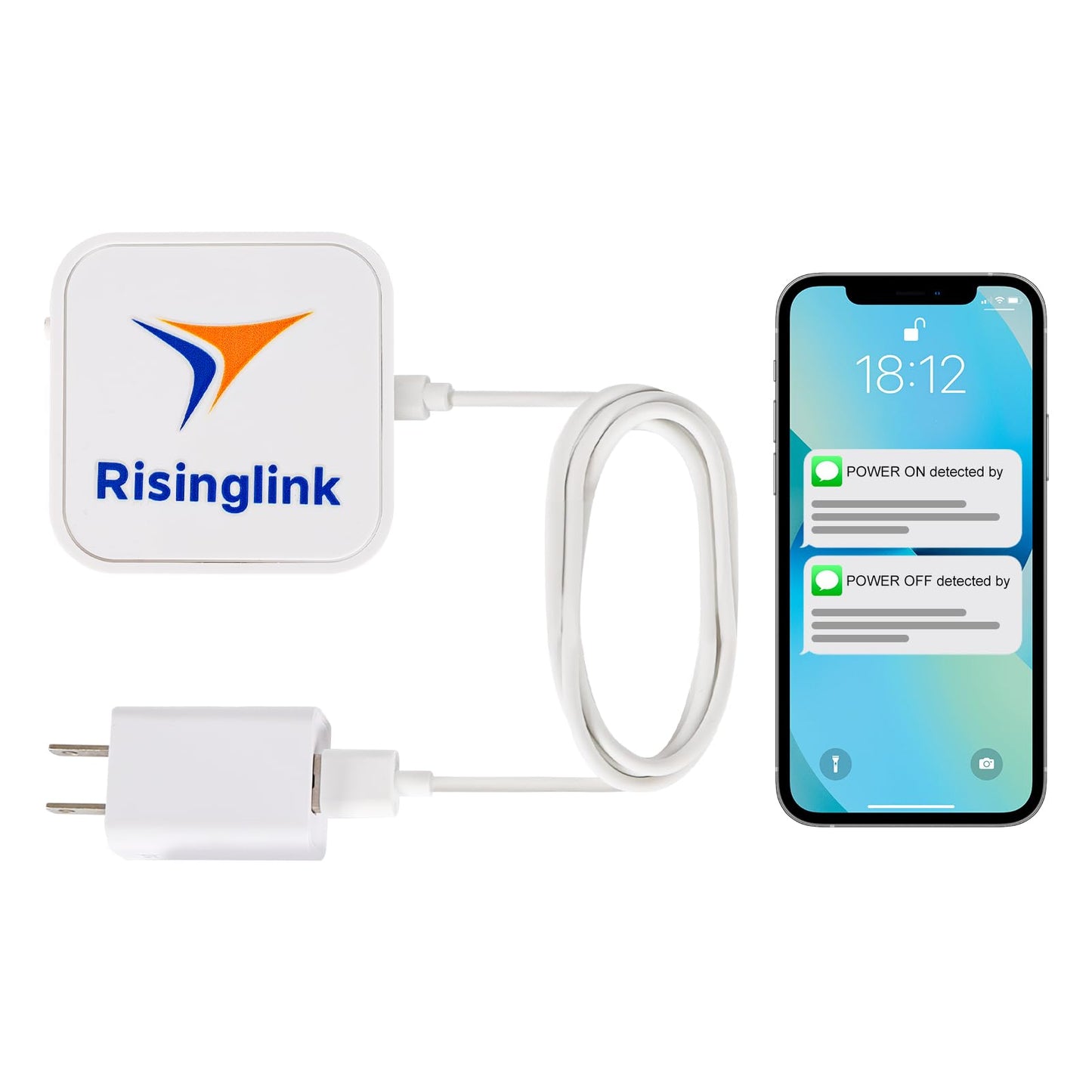 Risinglink Power Failure Alarm  Power Failure Detector  with Email  Text Message  and Audio Alerts(2nd Generation)-New