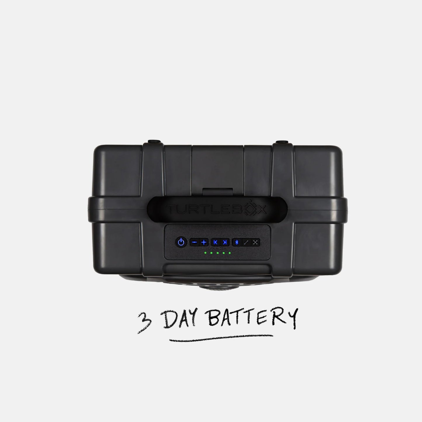 Turtlebox Original Gen 3: Portable Outdoor Bluetooth Speaker – Ultra-Loud (120dB), Waterproof (IP67), Rugged, Impact-Resistant, 3-Day Battery | Party Mode: Unlimited Pairing for Stereo Sound, Gray