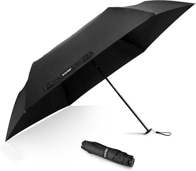 G4Free 43 Inch Mini Travel Umbrella Compact Ultralight UPF 50+ UV Protection Carbon Fiber Super Slim Small Umbrella, Weigh...