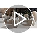 White Vase Set of 12, Small White Bulk Bud Vases for Pampas Grass for Wedding Table Centerpieces Decoration, Modern Boho f...