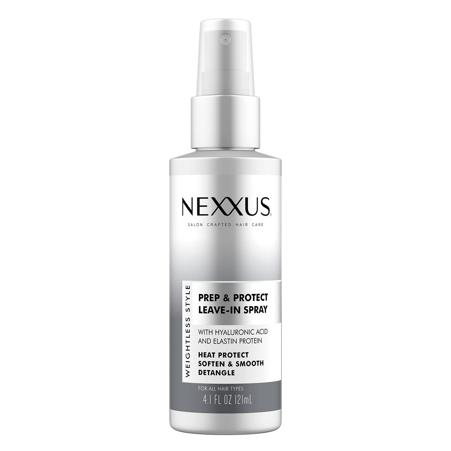 Nexxus Prep & Protect Leave-In Spray Weightless Style Detangler Leave-in Conditioner Spray Moisturizer, Detangler & Heat Protect
