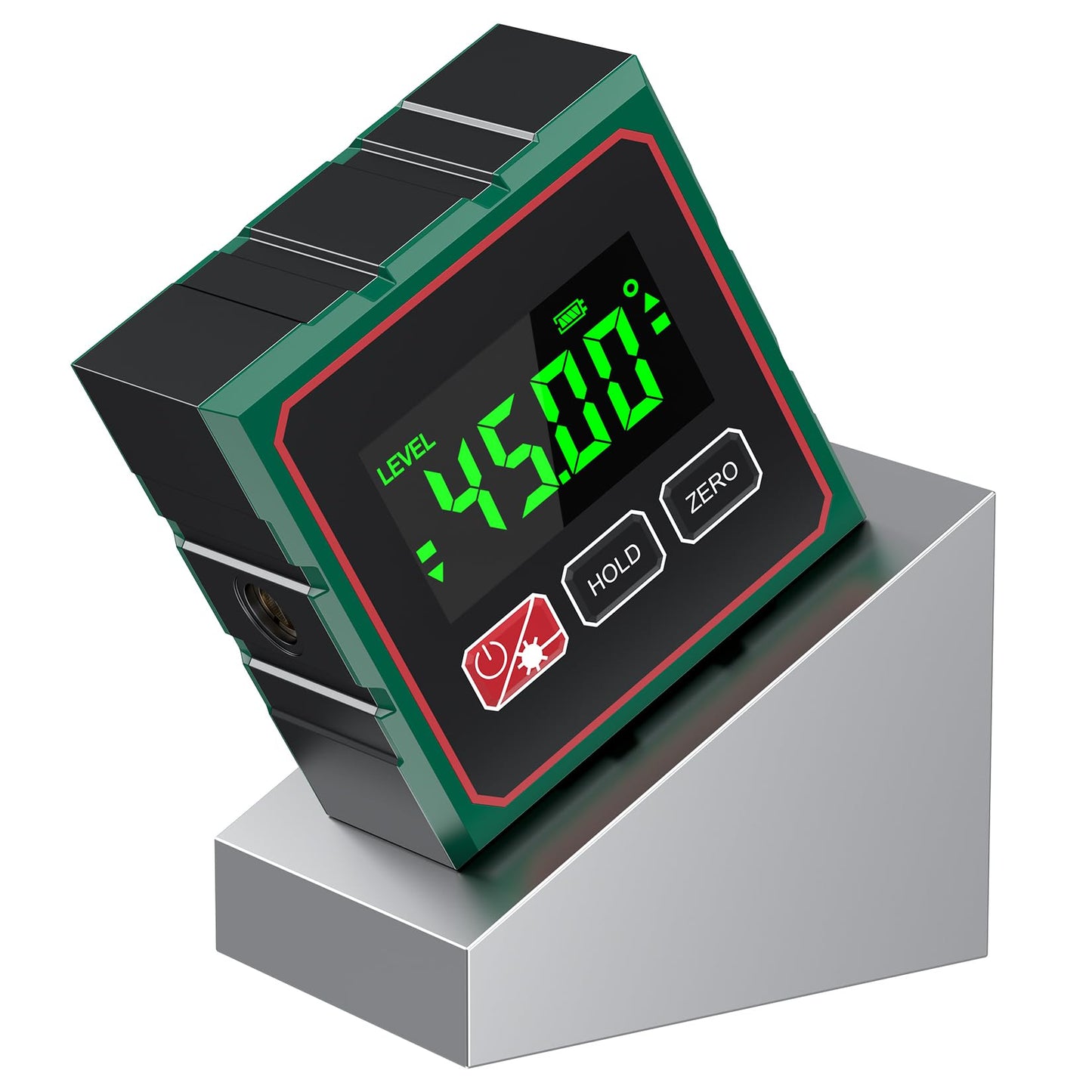 Ohcans Digital Angle Finder 4 Side Strong Magnetic Digital Angle Gauge for Table Saw&Woodworking,LCD Display Level Box Measuring Tool,Electronic Laser Backlight Inclinometer for Construction,Machinery