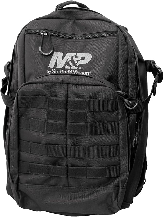 Smith & Wesson M&P Duty Series Small Backpack with Weather Resistance, Ballistic Fabric Construction and MOLLE for Huntin...