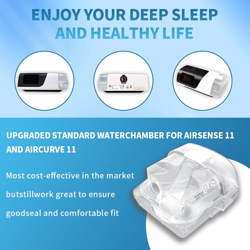 Heuamaey FOR Water Chamber and Pap HumidAir Water Tank for ResMed AirSense 11 Tube Hose Machine